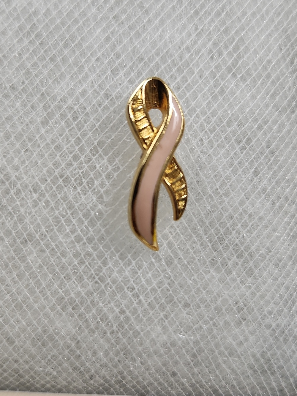 Vintage Avon Breast Cancer Awareness ribbon lapel pin